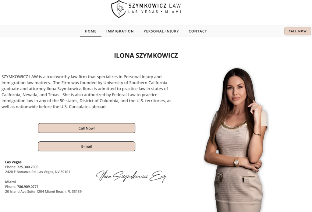 Ilona Szymkowicz Immigration Lawyer