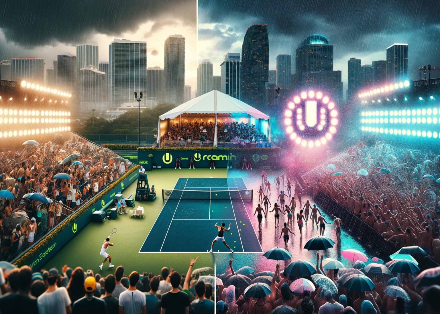 Deszczowe Przeszkody dla Weekendowych Wydarzeń w Miami: Od Miami Open do Ultra Music Festival Deszczowe Przeszkody dla Weekendowych Wydarzeń w Miami- Od Miami Open do Ultra Music Festival