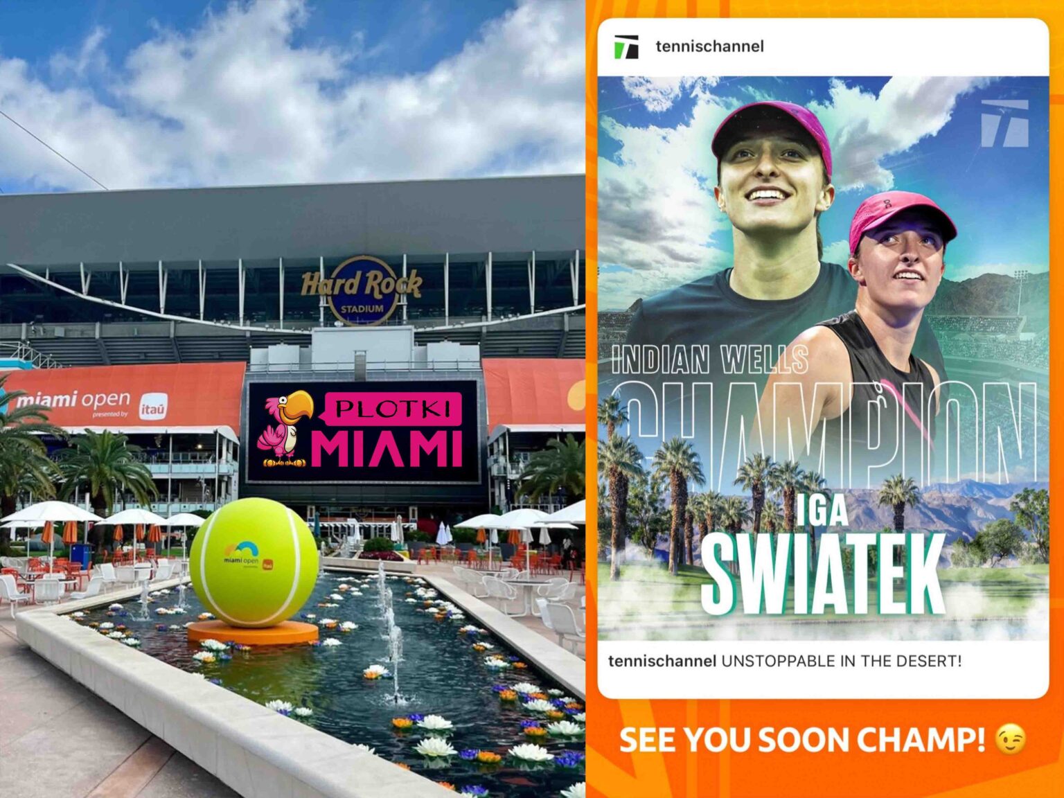 IGA SWIATEK 1 - Miami Open - Plotki Miami