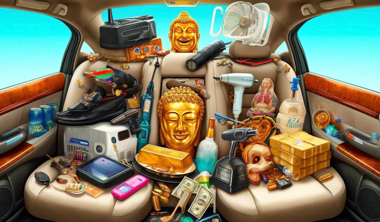 Co mieszkańcy Miami zostawiają w Uberach? Od butów Gucci po złote zęby Co mieszkańcy Miami zostawiają w Uberach_ Od butów Gucci po złote zęby