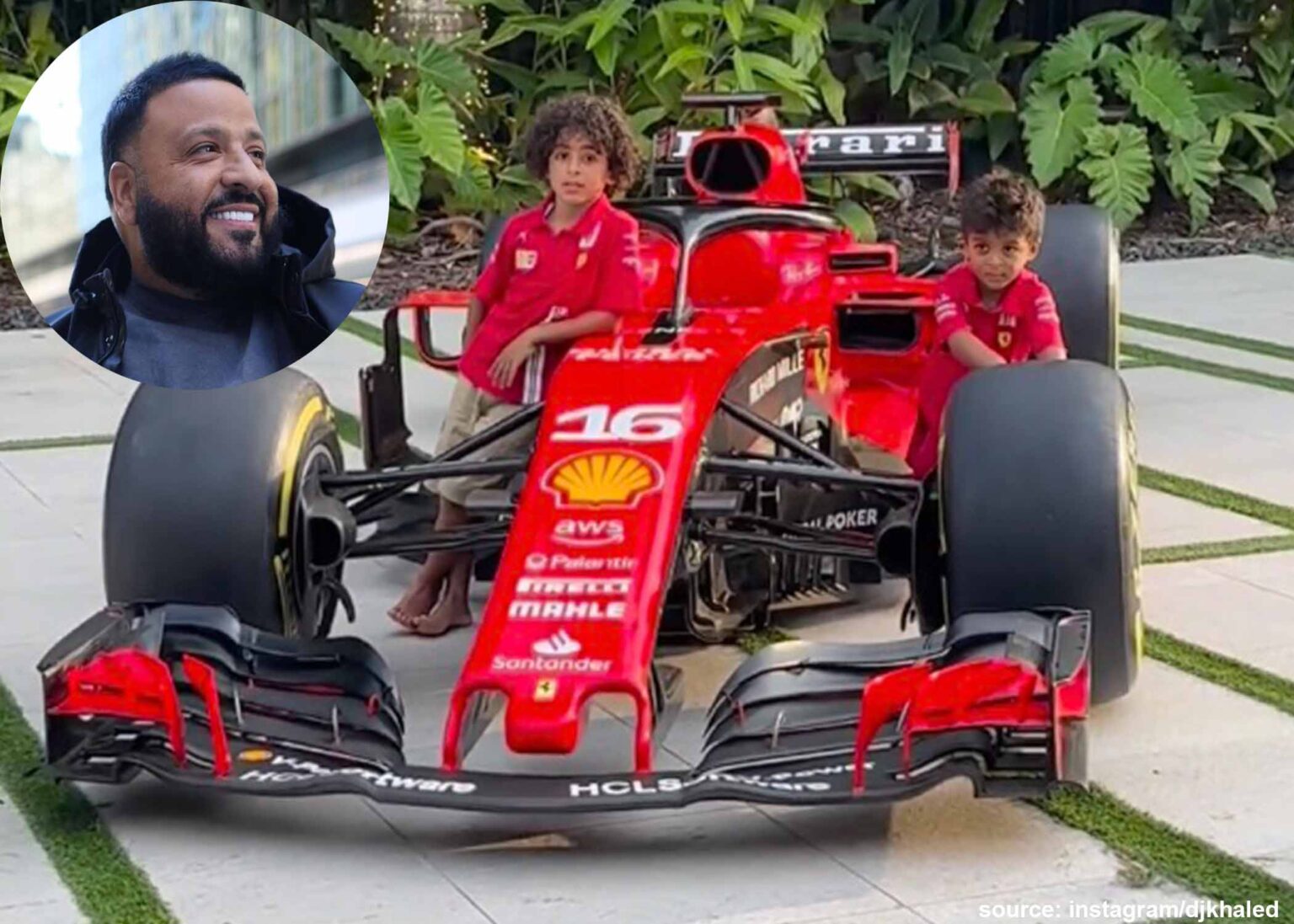 DJ Khaled inwestuje kupił Ferrari F1 dla synów! DJ Khaled inwestuje kupił Ferrari F1 dla synów!