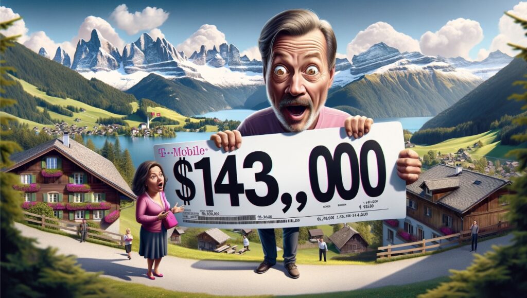 Jak zapłacić za telefon więcej niż za samolot? $143 000 za Roaming z T-mobile t-mobile $143000 invoice