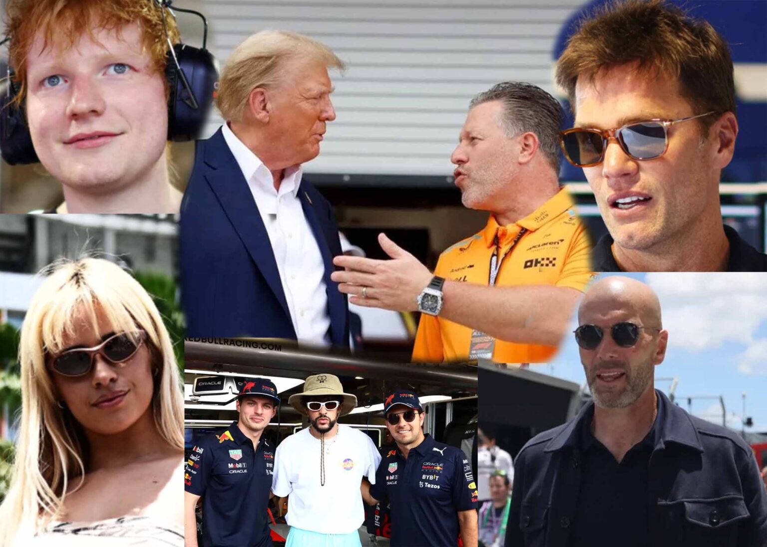 Gwiazdy na Grand Prix F1 w Miami 2024 F1 w Miami 2024