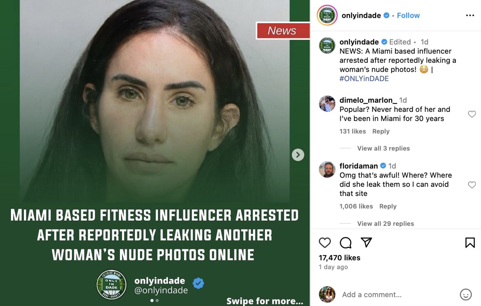 MIAMI — Skandal w Świecie Fitnessu: Gwiazda Mediów Społecznościowych Stefi Cohen oskarżona o cyberprzemoc seksualną miami stefi cohen