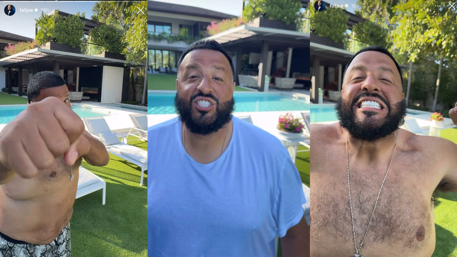 DJ Khaled chudnie tak szybko, że Fat Joe krzyczy: LET ME SEE YOUR NECK! Fat Joe vs Dj Khaled