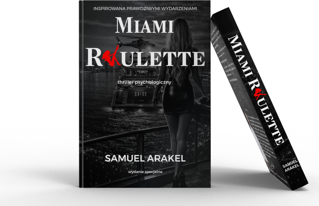 MIAMI ROULETTE – historia oparta na prawdziwych wydarzeniach, która nie daje o sobie zapomnieć 1 Miami Roulette Book mockup Plotki Miami