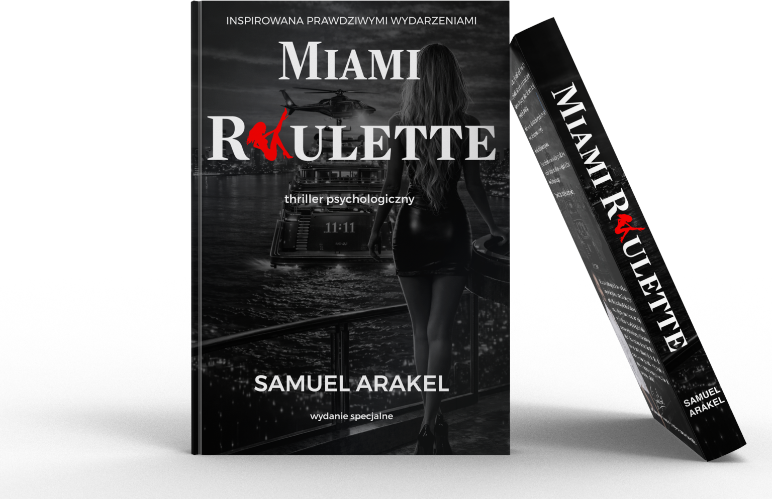 MIAMI ROULETTE – historia oparta na prawdziwych wydarzeniach, która nie daje o sobie zapomnieć Miami Roulette Book mockup